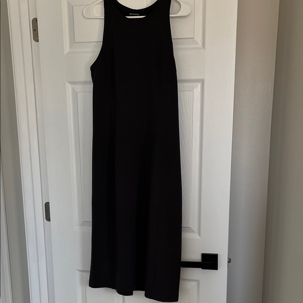 Athleta Black Midi Dress
